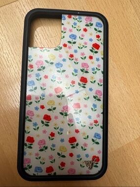 Wildflowers Floral Phone Case in White with Red, Pink, Blue, Yellow & Green